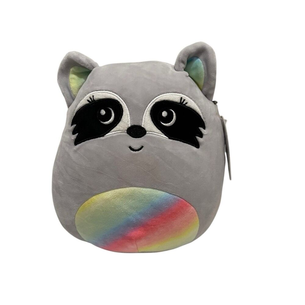 Squishmallow MAX THE RACCOON 8” Kellytoy Marshmallow Soft Plush Squish